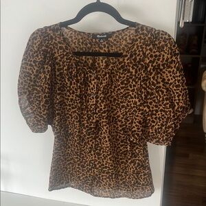 Madewell Leopard Print Women's Top